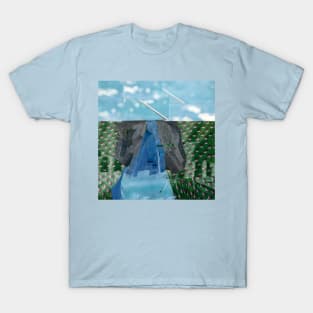 Waterfall and a Field T-Shirt